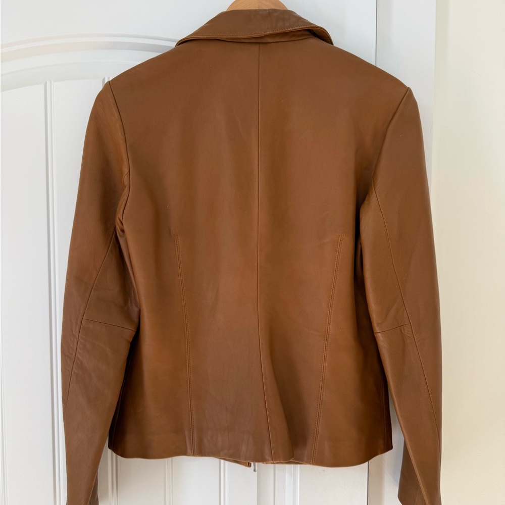 Ann Taylor 100% Leather Jacket - Picture 4 of 5